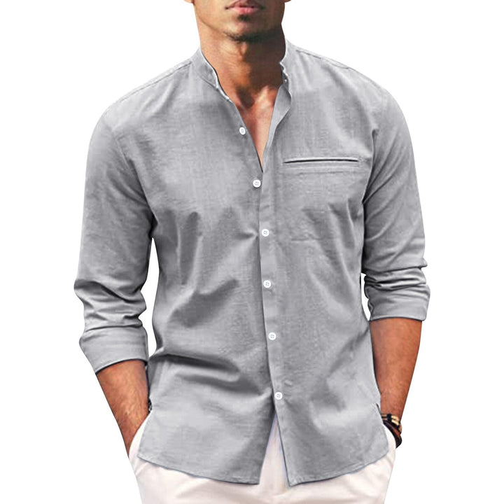 Summer shirt for men – Leonardo-Gray-S-The Livary