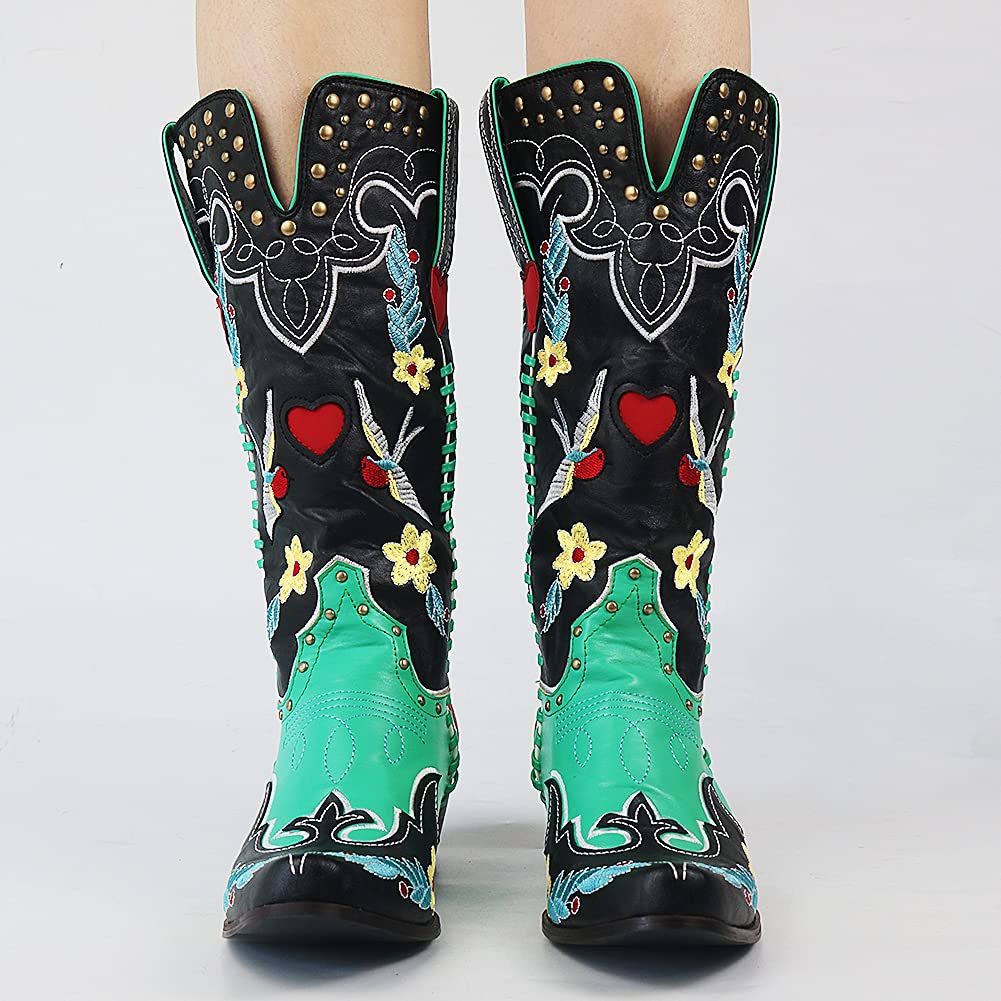 Unique Ladies Cowboy Boots - Carmen-3.5-The Livary