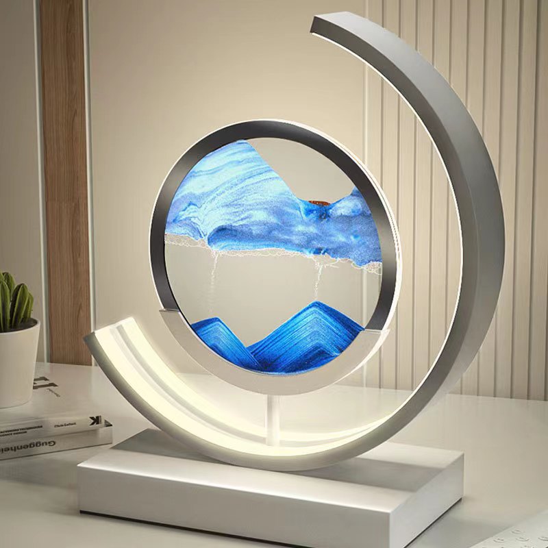 3D Sand Shell Table Lamp - Abyss-Green-Black-The Livary