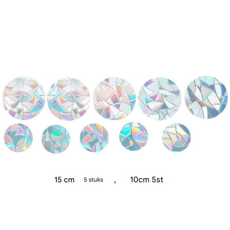 Sun Catcher Window Stickers - LumiSuncatch-Rond - 10 Stuks-The Livary