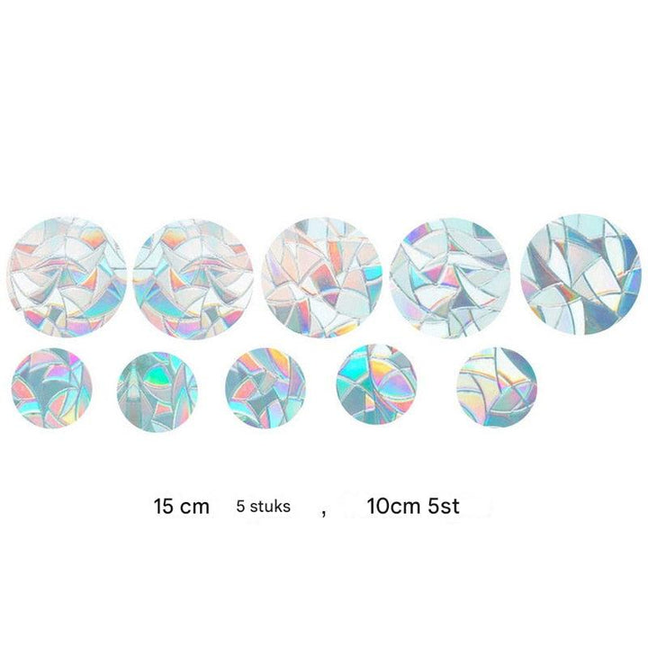 Sun Catcher Window Stickers - LumiSuncatch-Rond - 10 Stuks-The Livary