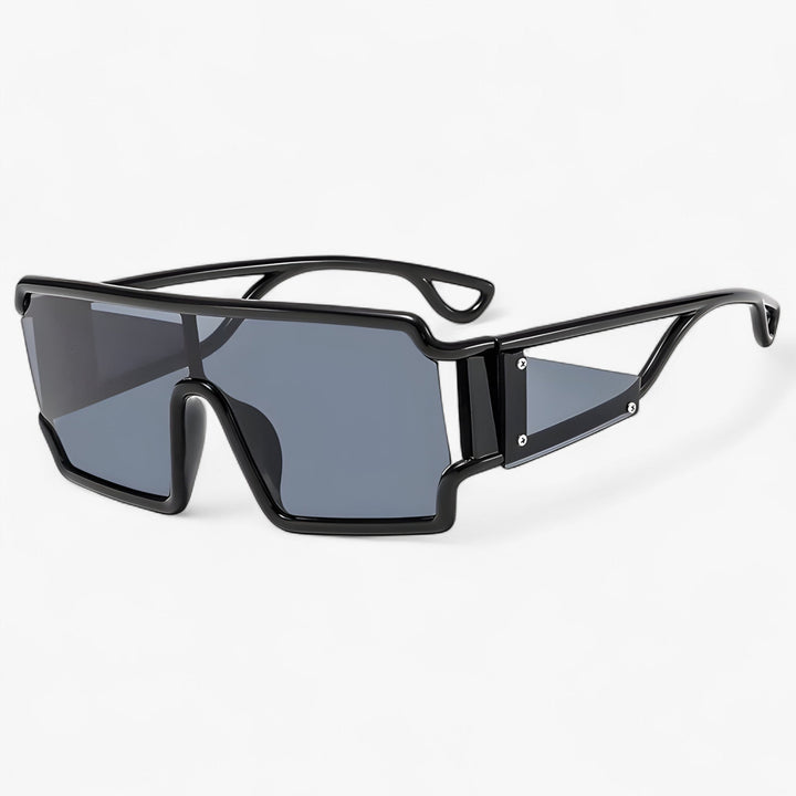 Retro sunglasses with classic chic - Solenne-Black-The Livary