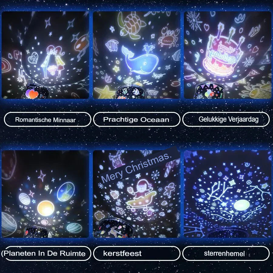 Unique Pattern Night Light for Children - StarryDream-The Livary