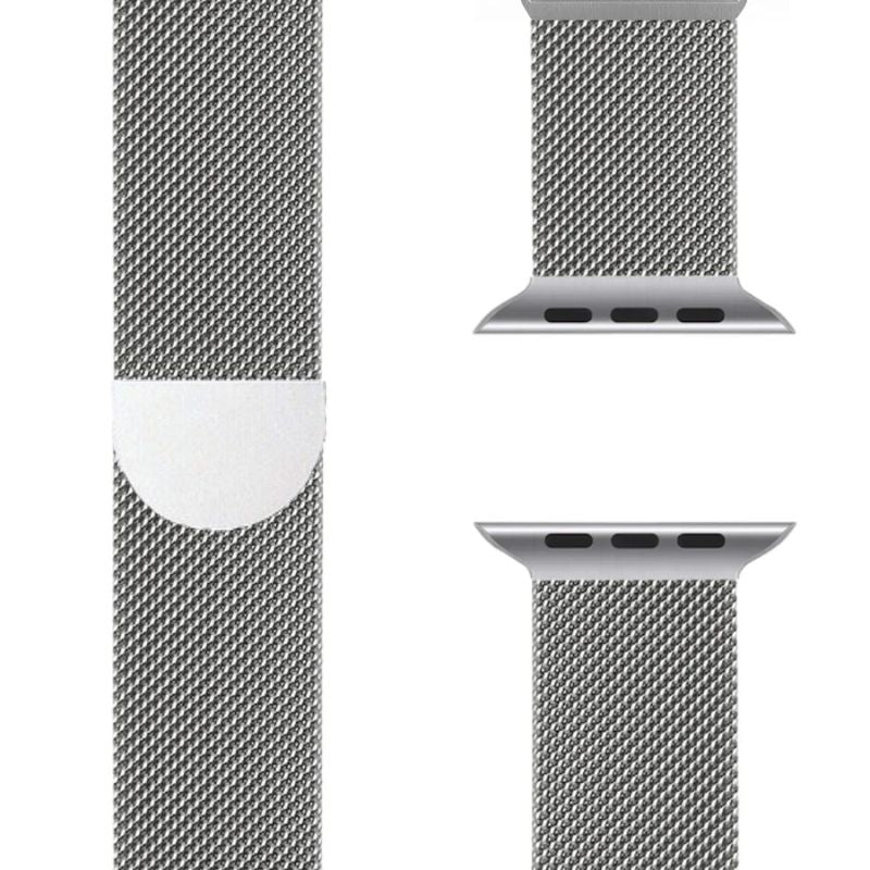 Milanese Apple Watch Band – SteelFlex-38mm | 40mm | 41mm | 42mm-Silver-The Livary