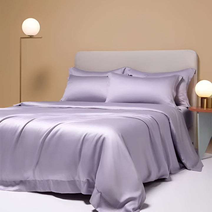 Comfortable Bamboo Duvet Cover - BambooDreams-Purple-59.06″ × 78.74″-The Livary