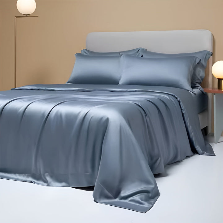 Comfortable Bamboo Duvet Cover - BambooDreams-Dark blue-59.06″ × 78.74″-The Livary