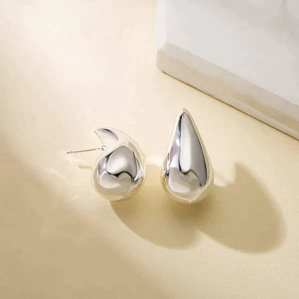 Vintage Teardrop Earrings - Aurielle-Gold-The Livary
