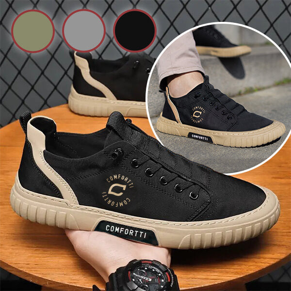Comfortable Men's Sneaker – Daan-Black-6-The Livary