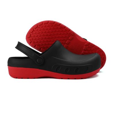 Anti-slip Professional Chef Shoes - GripChef-Red Black-4.5-The Livary