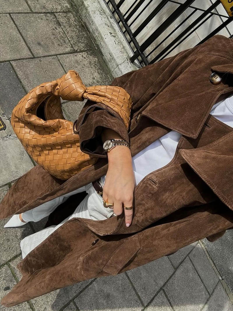 Faux Suede Winter Jacket for Women - Sorina-S-The Livary