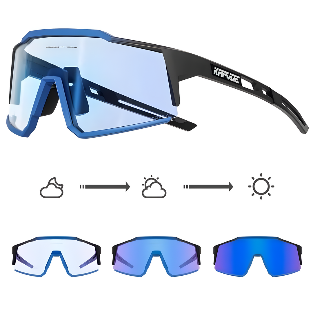 Advanced Bike Glasses - VisioPro-Black-The Livary