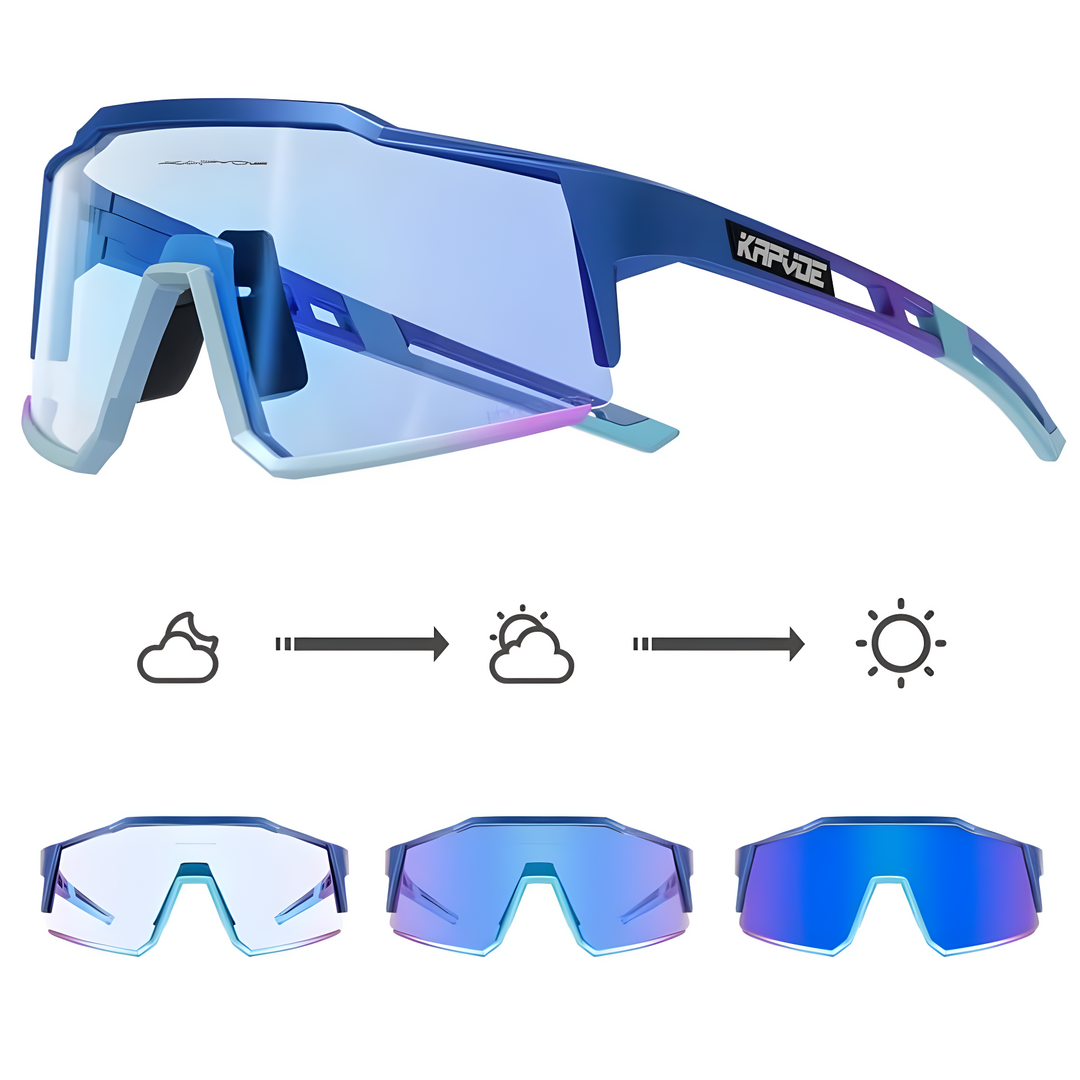Advanced Bike Glasses - VisioPro-Blue-The Livary