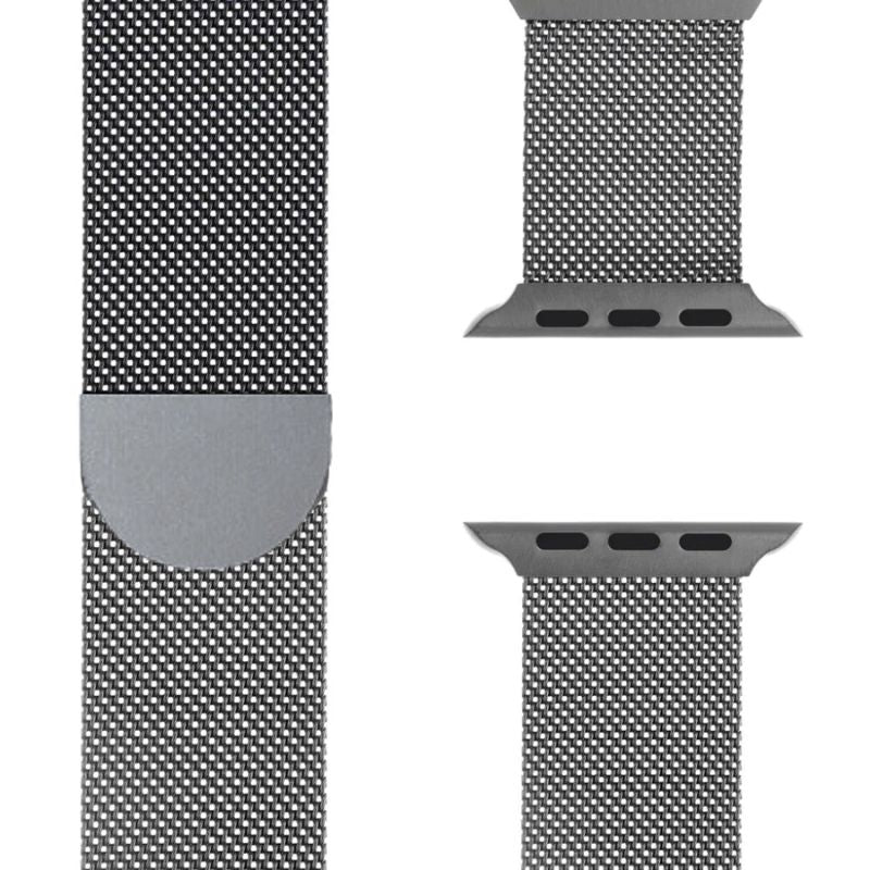 Milanese Apple Watch Band – SteelFlex-38mm | 40mm | 41mm | 42mm-Silver-The Livary
