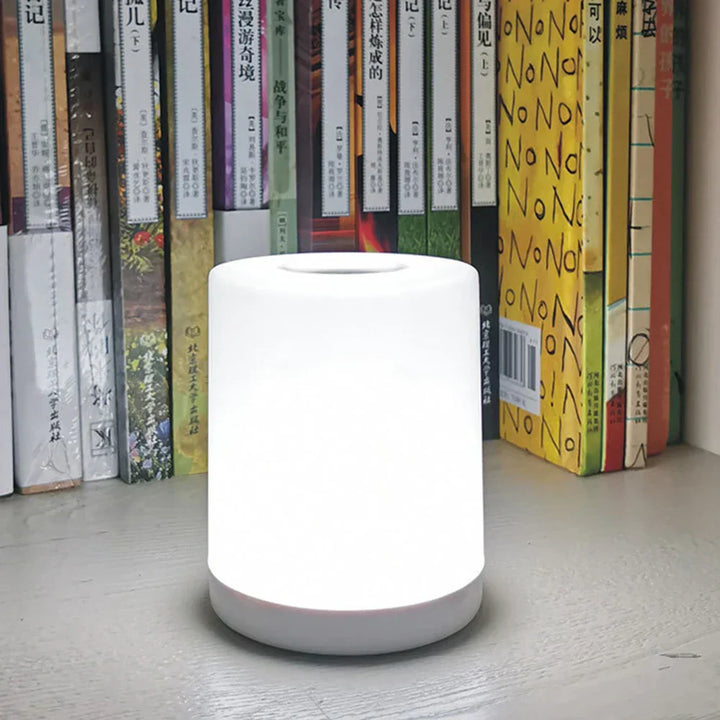 Dimmable LED Table Lamp with USB Port - GlowEase-White light-The Livary