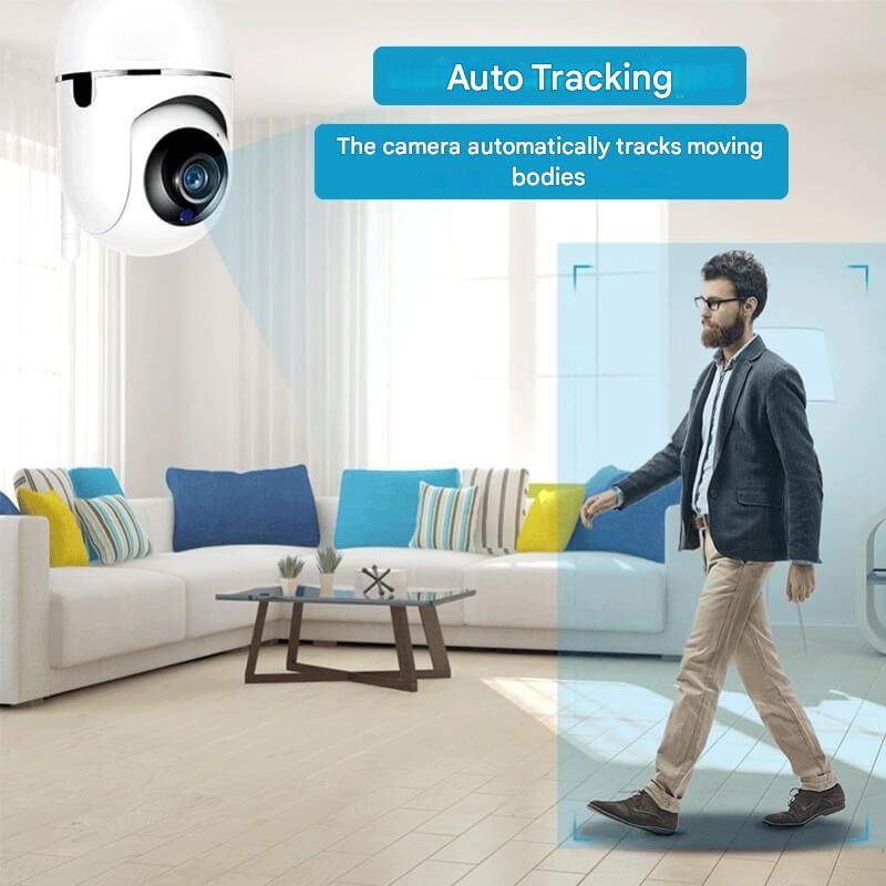 Rotating WiFi Indoor Camera – HomeView Mini-White-1-The Livary