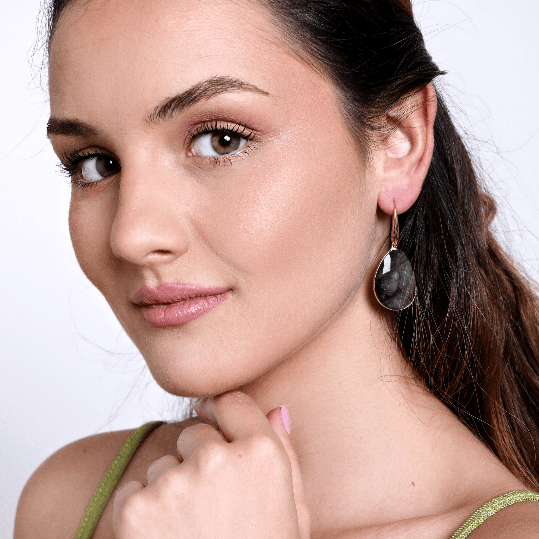 Labradorite Dreamy Earrings - Lunaris-The Livary