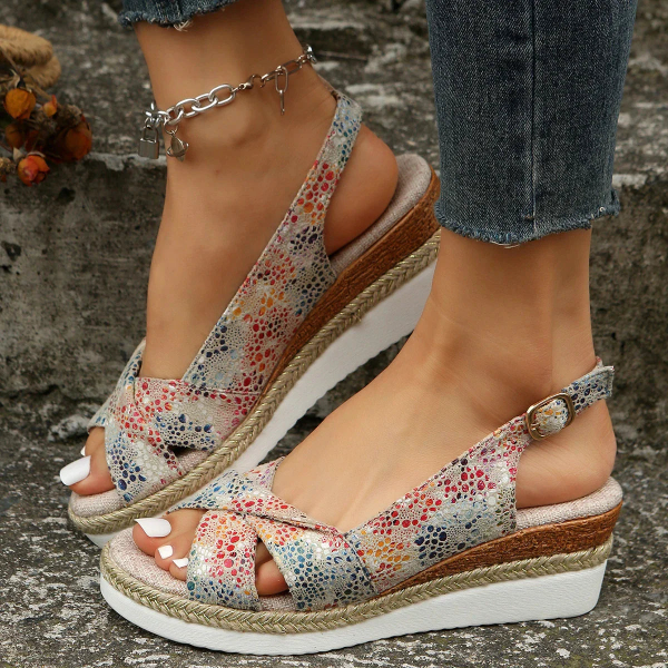Trendy Orthopaedic Ladies Sandals - Emma-Multicoloured-4.5-The Livary