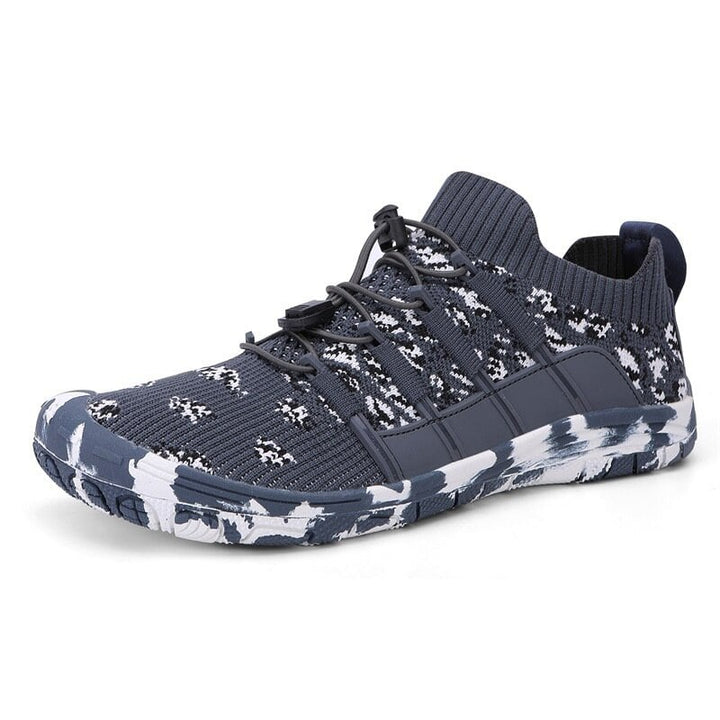 Barefoot sports shoes with non-slip sole - Auron-Black-3-The Livary