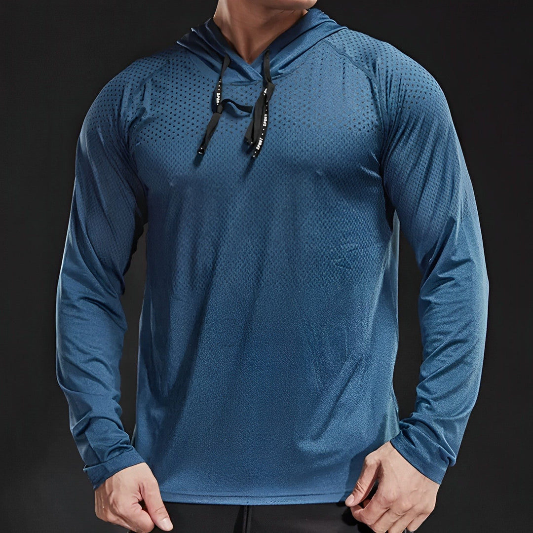 Stylish and Comfortable Fitness Hoodie - Niko-Blue-S-The Livary