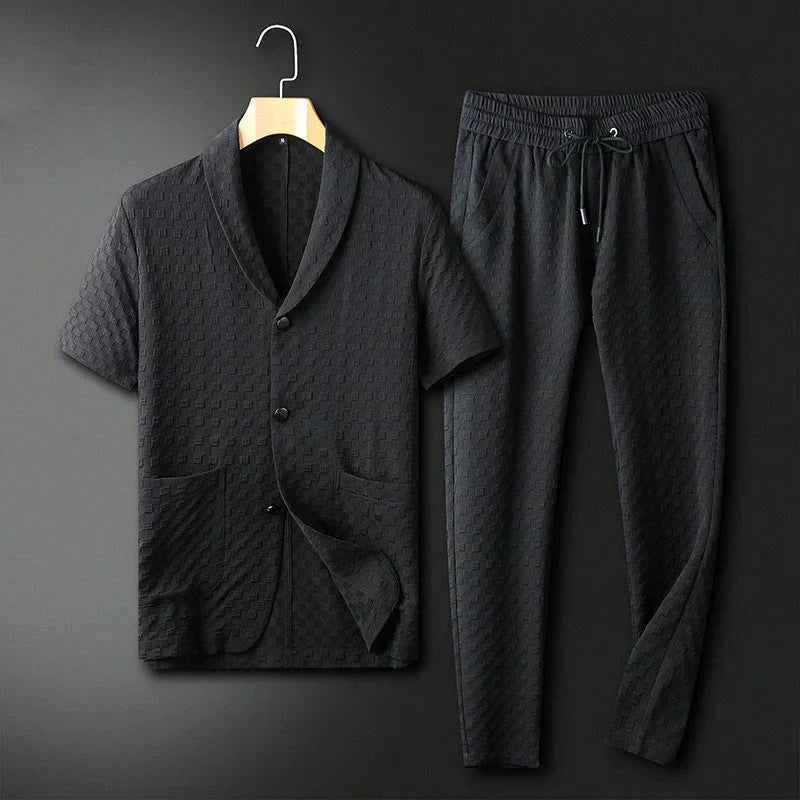 Trendy and comfortable business summer set for men – Timothy-Black-S-The Livary