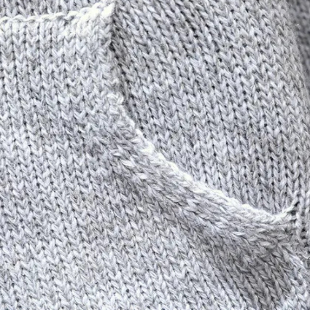 Classic Knitted Hoodie for Men - Milan-Black-S-The Livary
