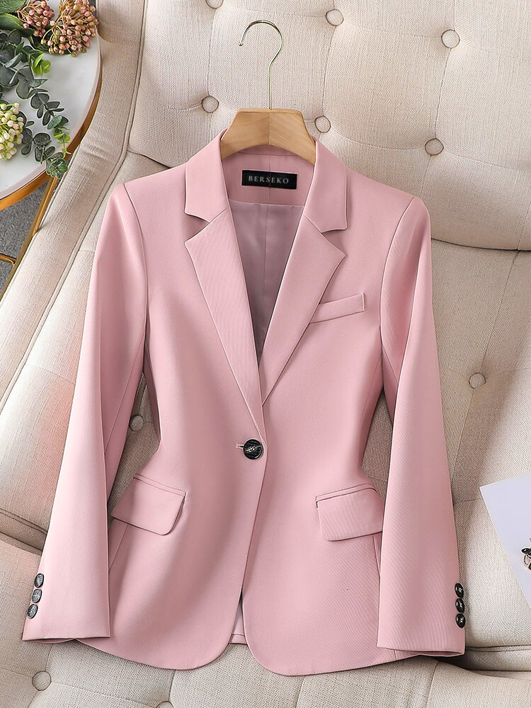 Stylish Women's Blazer - Carmen-Pink-S-The Livary