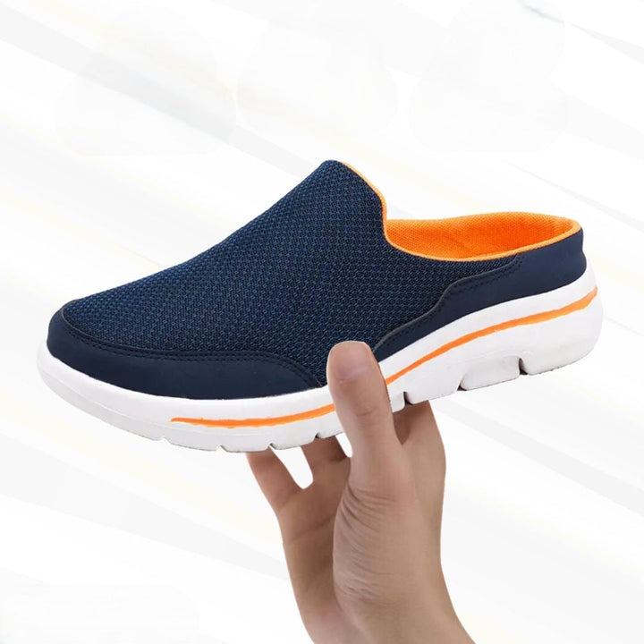 Orthopaedic barefoot comfort shoes for men – Marlon-Blue-6-The Livary