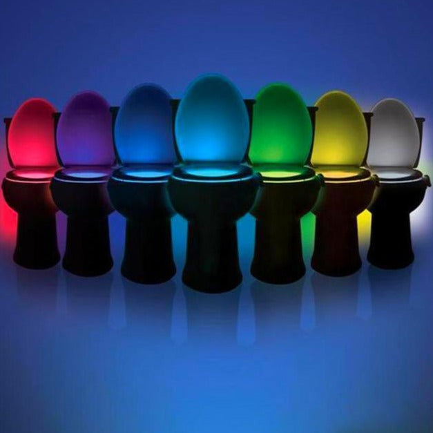Motion-Activated Toilet Night Light - GlowBowl-The Livary