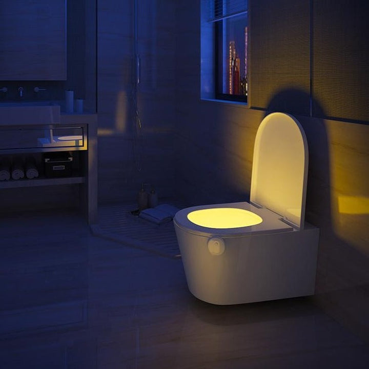 Motion-Activated Toilet Night Light - GlowBowl-The Livary