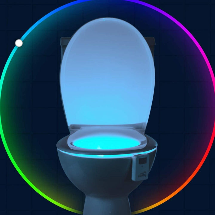 Motion-Activated Toilet Night Light - GlowBowl-The Livary