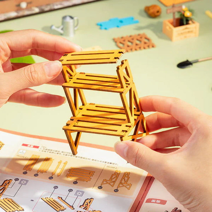 Miniature DIY Garden Shed Construction Kit – BloomHaus-The Livary