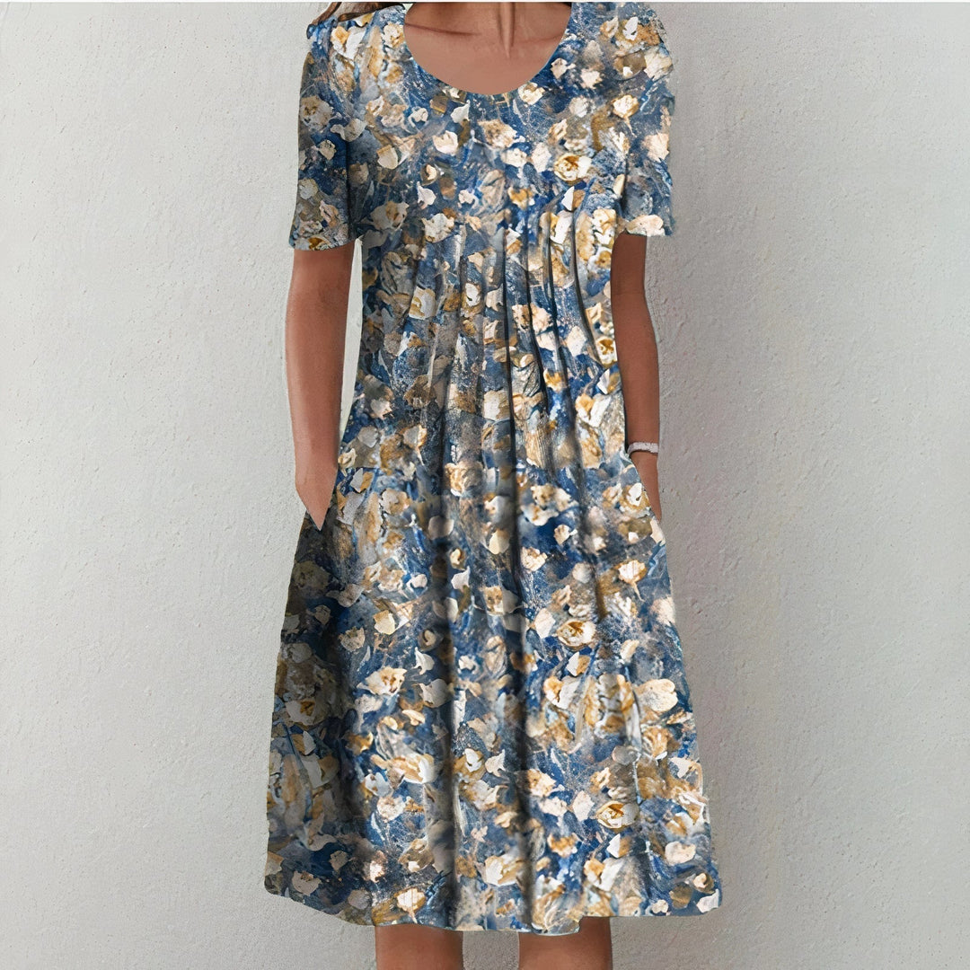 Stylish cotton dress for ladies - Lena