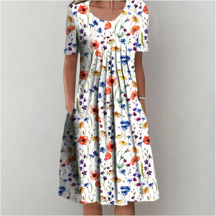 Stylish cotton dress for ladies - Lena