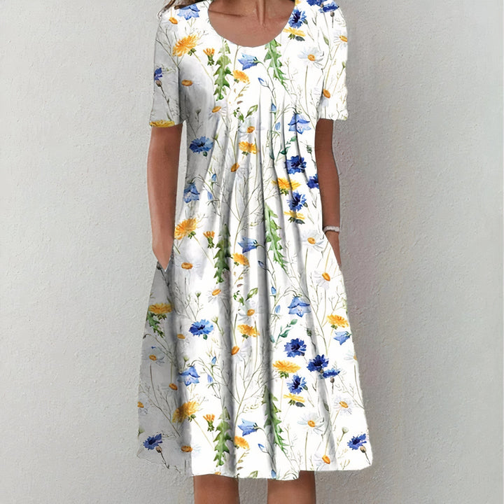 Stylish cotton dress for ladies - Lena