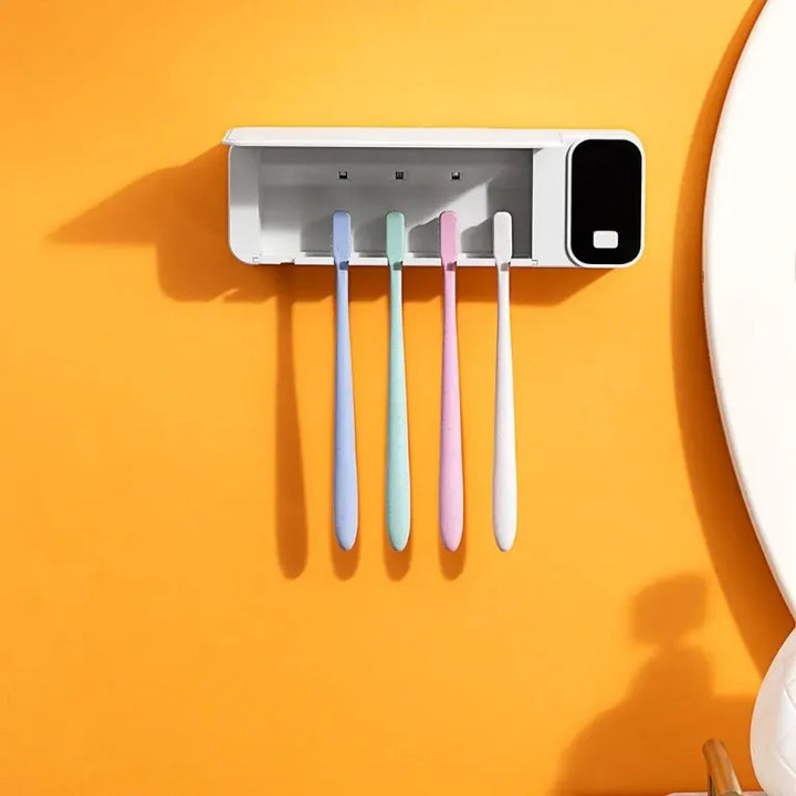 UV Toothbrush Steriliser – Lumora-Grey-The Livary
