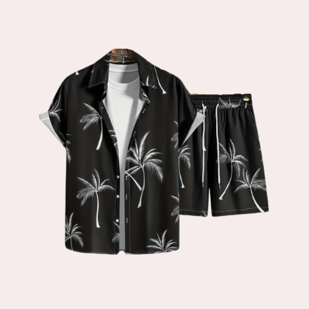 Light Summer Set for Men - Elias-Black-S-The Livary