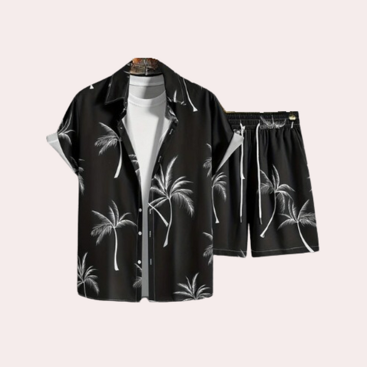 Light Summer Set for Men - Elias-Black-S-The Livary