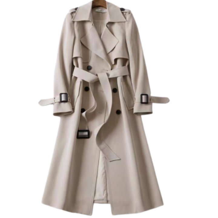 Stylish Ladies Trench Coat - Astra-Beige-S-The Livary