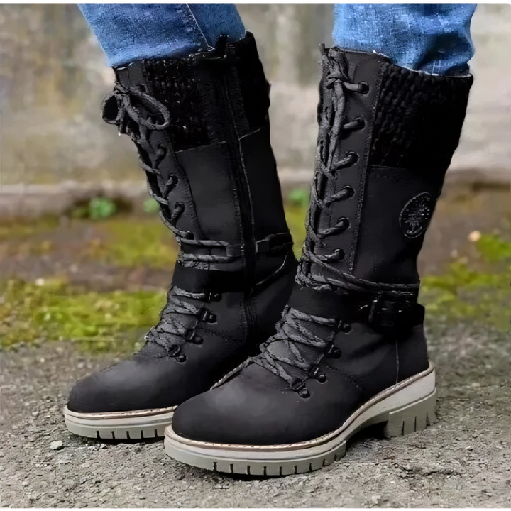 Fashionable Winter Boots for Women - Livia-Black-2.5-The Livary