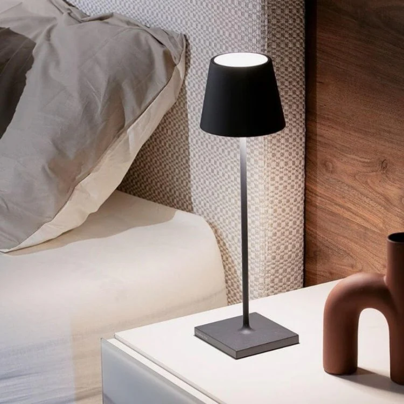 Touch-Sensitive LED Table Lamp - LumiFlex-Gray-The Livary