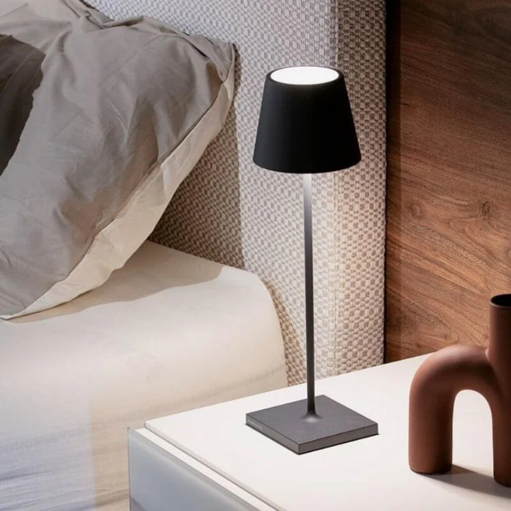 Touch-Sensitive LED Table Lamp - LumiFlex-Gray-The Livary