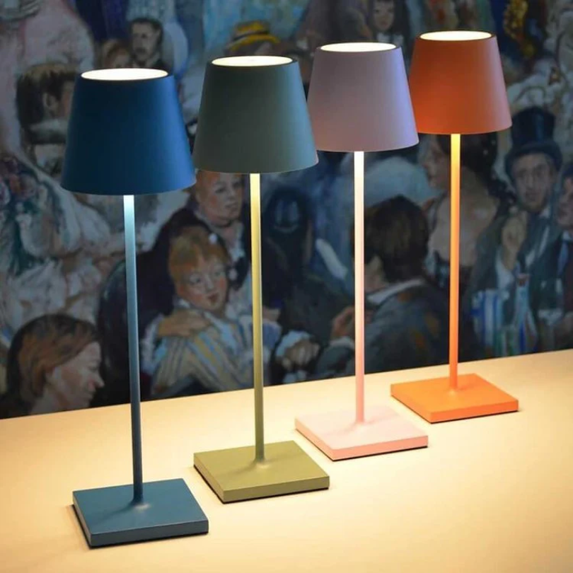 Touch-Sensitive LED Table Lamp - LumiFlex-Gray-The Livary