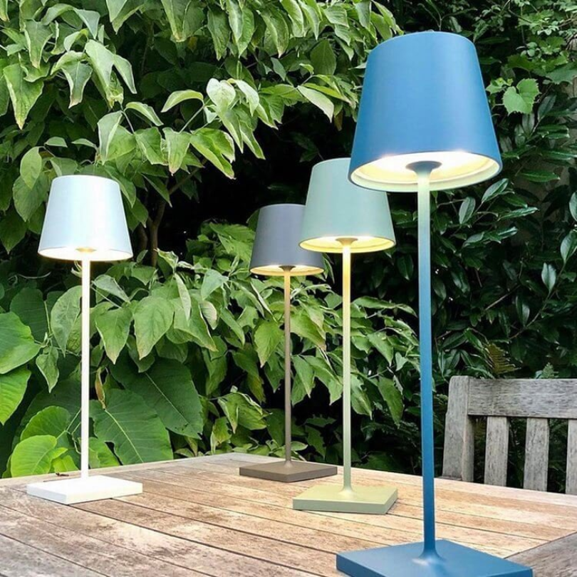 Touch-Sensitive LED Table Lamp - LumiFlex-Gray-The Livary