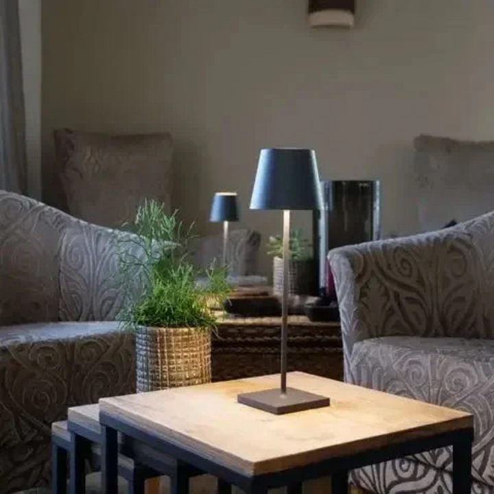Touch-Sensitive LED Table Lamp - LumiFlex-Gray-The Livary