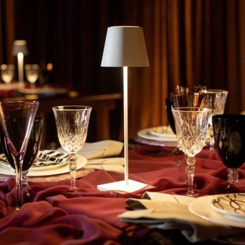Touch-Sensitive LED Table Lamp - LumiFlex-Gray-The Livary