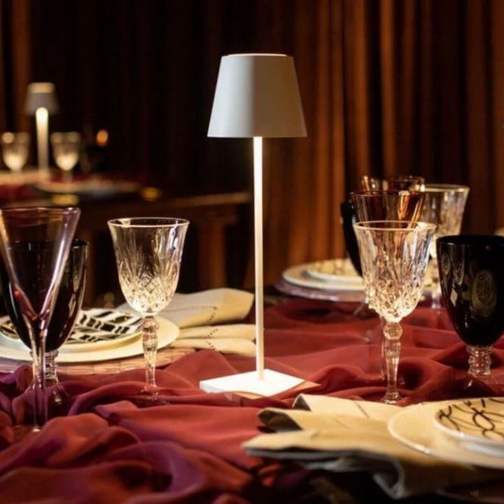 Touch-Sensitive LED Table Lamp - LumiFlex-Gray-The Livary