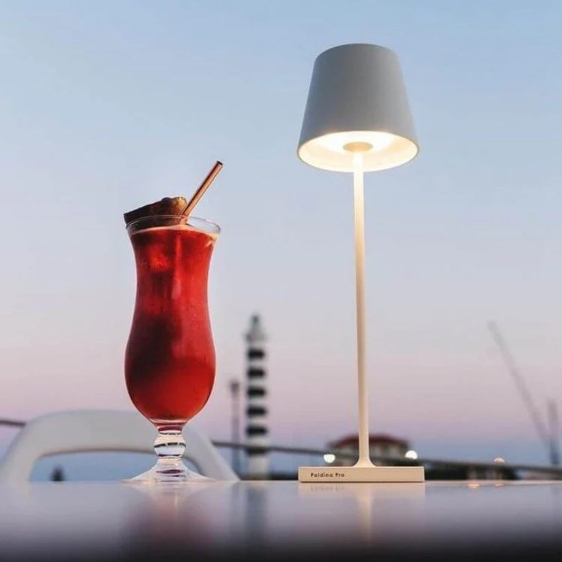 Touch-Sensitive LED Table Lamp - LumiFlex-Gray-The Livary