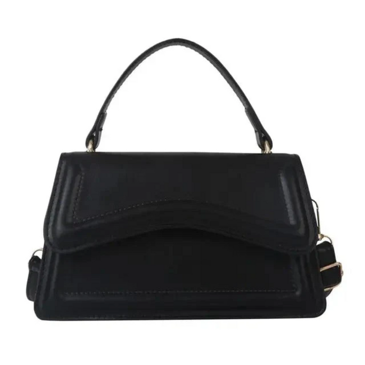 Stylish Leather Ladies Shoulder Bags - LuxeClass-black-1-The Livary