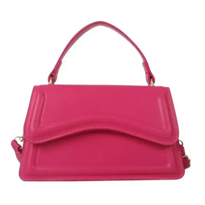 Stylish Leather Ladies Shoulder Bags - LuxeClass-pink-red-The Livary