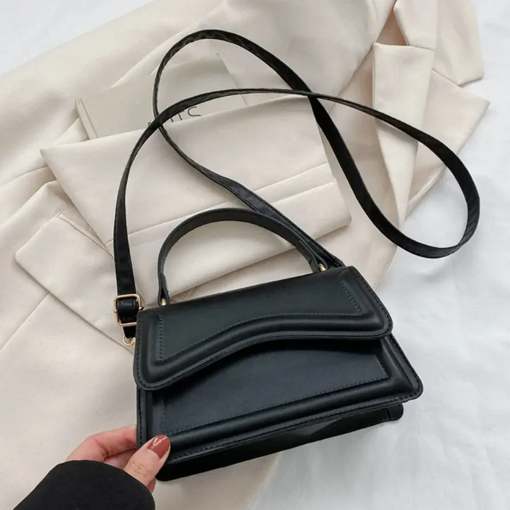 Stylish Leather Ladies Shoulder Bags - LuxeClass-white-The Livary